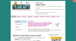 Desktop Screenshot of ivegonemutts.com
